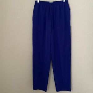 Koret Sport Active Wear Pants Women’s Size M Pull On Stretch Waist Blue